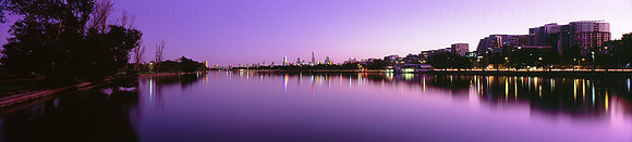 City View from Albert Park Lake - Fine Art Photography by Erwin Groen