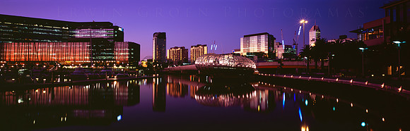 Evening At Docklands, Melbourne, Australia, Photography by Erwin Groen